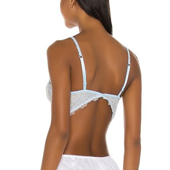NWT Free People Lucia Underwire Bra Blue - Picture 7 of 12